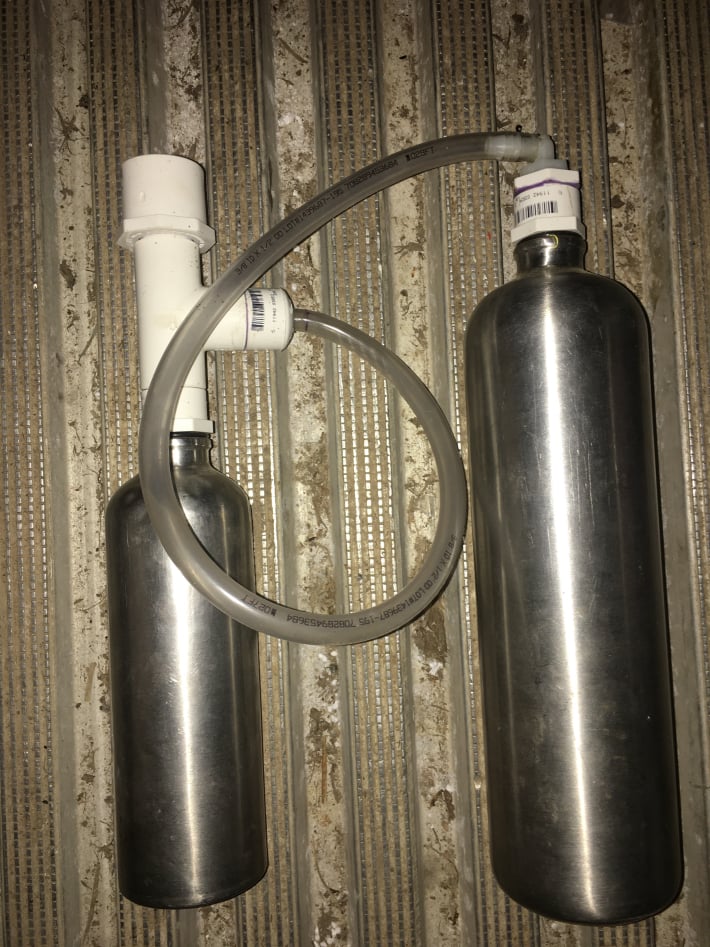 stainless steel hydrogen reactor assembled