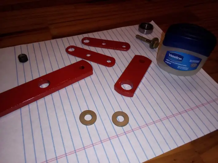 painted linkage parts