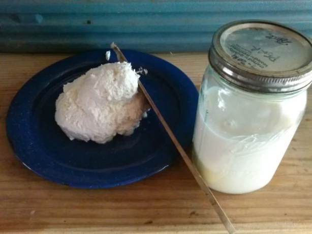 butter on plate
