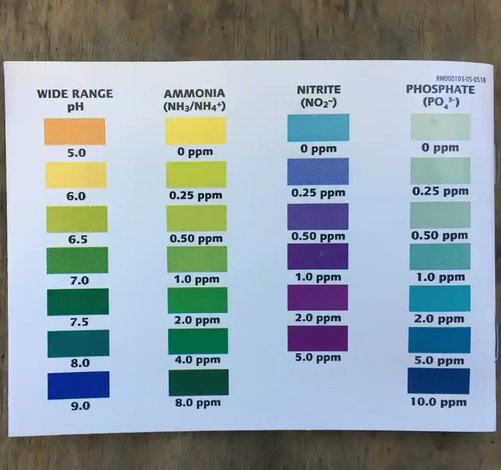 colormetric chart
