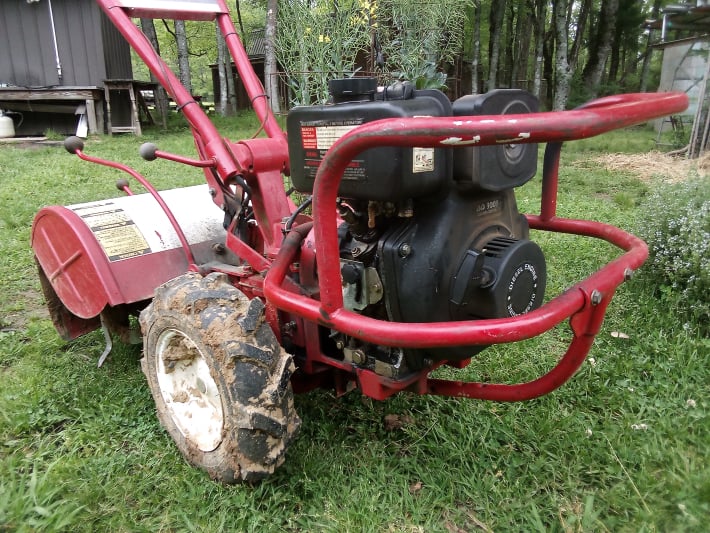 troy-bilt horse tiller with diesel engine