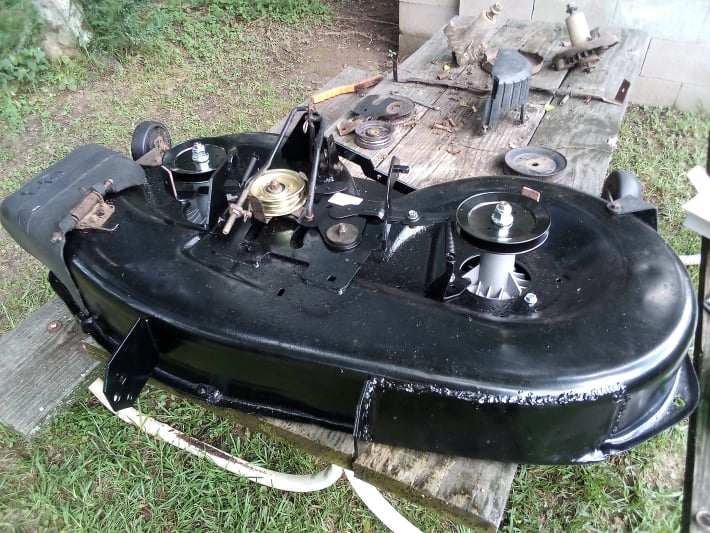 completing deck assembly