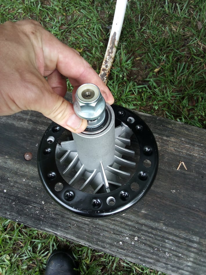 new spindle with ring