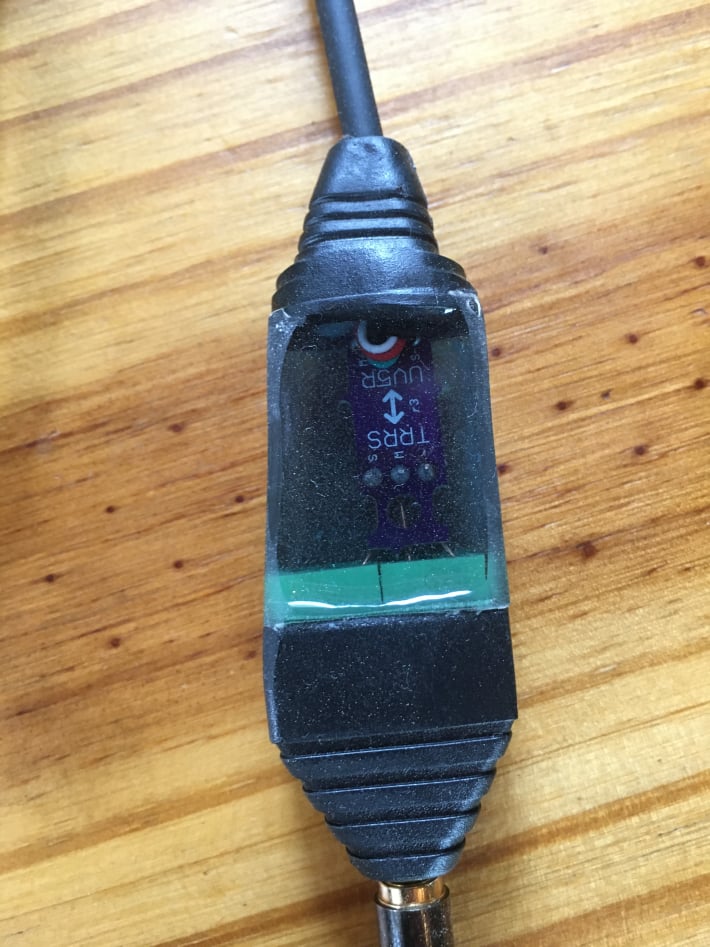 aprs board cast in polymer resin