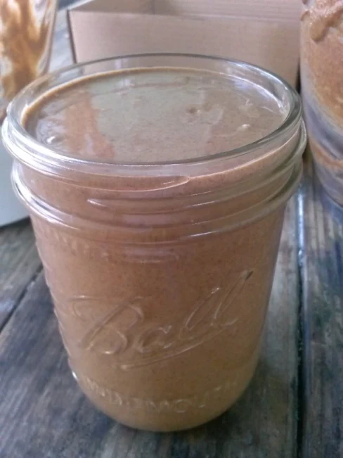 peanut butter in jar